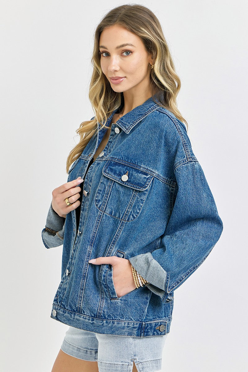 Dark Wash Denim Jacket