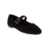 Brita's Black Knit Ballet Flat