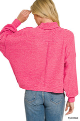 Brushed Melange Hacci Sweater
