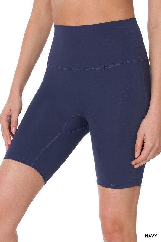 High Waist Athletic Biker Shorts