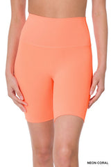 High Waist Athletic Biker Shorts