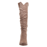 Whitney's Brown Suede Slouchy Boot