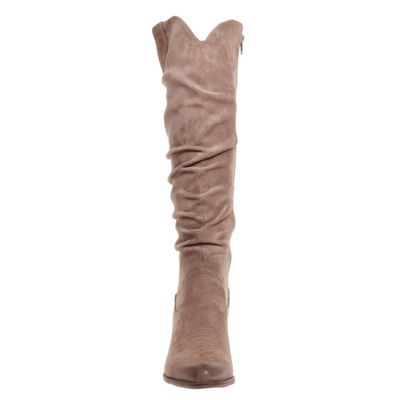 Whitney's Brown Suede Slouchy Boot