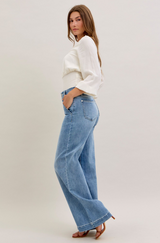 Dexter High Waist Wide Leg Trouser Jeans