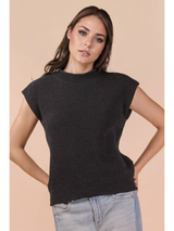 Oversized Soft Knit Short Sleeve Sweater