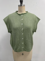 Cap Sleeve Vest Cardigan