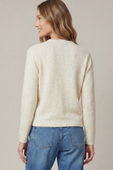 Oatmeal Button Down Long Sleeve Cardigan