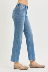 Peggy's TC Mid Rise Ankle Straight Jeans
