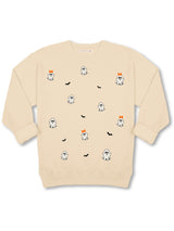 SS Cream Ghost Spooky Crewneck
