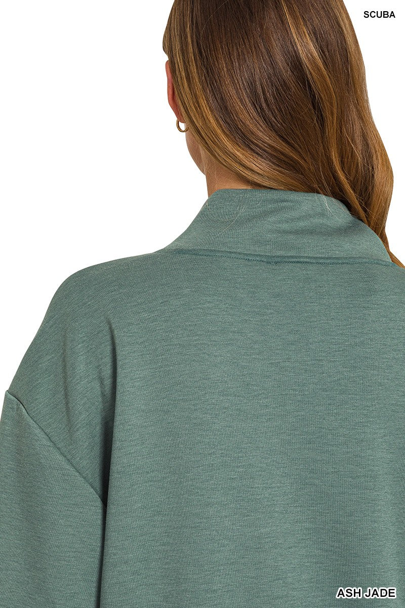 Scuba Half Zip Long Sleeve Pullover