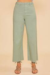 Sadie's Wide Leg Cropped Jeans