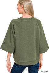Scuba 3/4 Sleeve Pullover