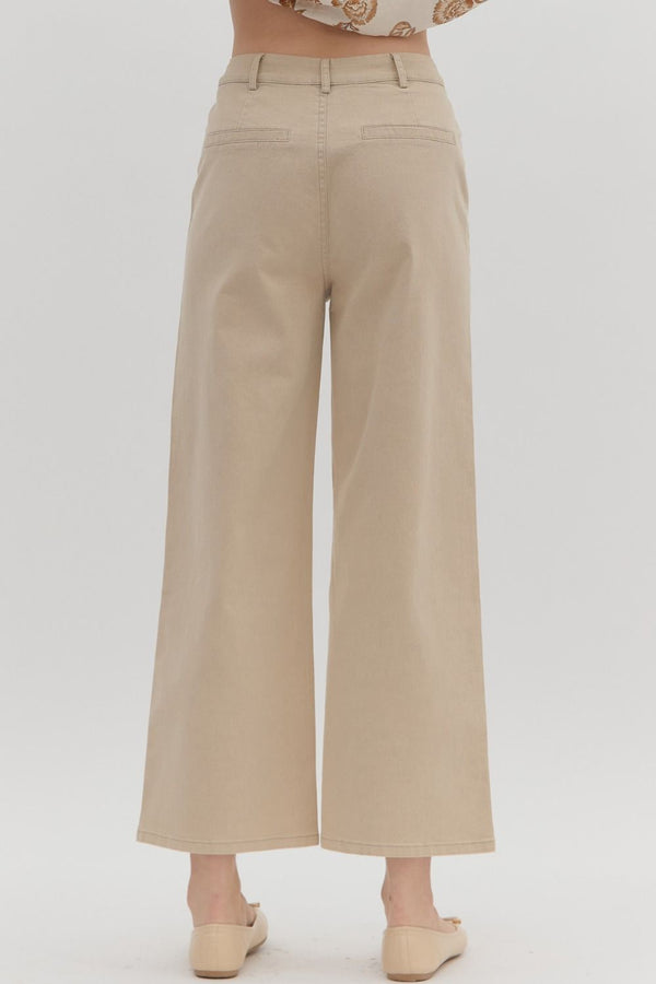 Stone Front Pocket Pants