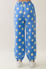 Blue/Yellow Polka Dot Lounge Pants