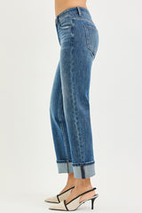 Roscoe's Slouchy Cuffed Hem Jeans