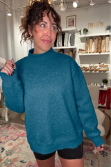 Mock Neck Sweatshirt