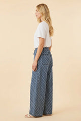 Light Denim Polka Dot Pants
