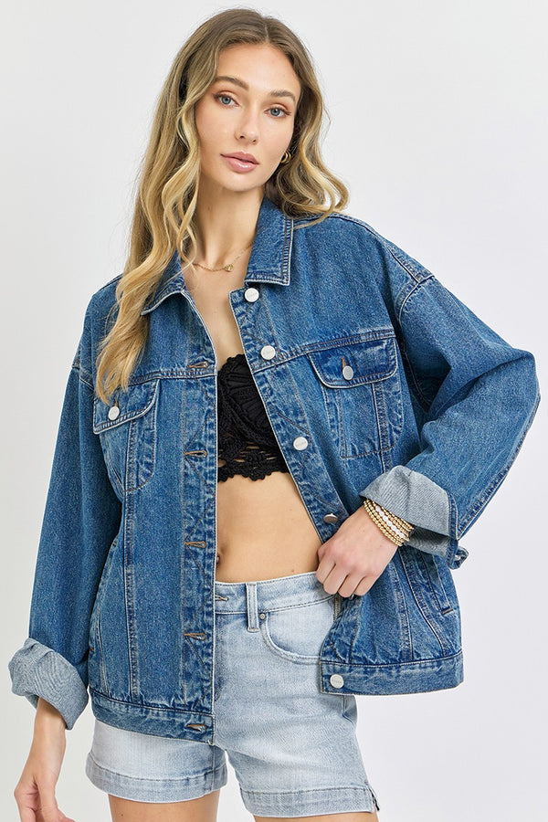 Dark Wash Denim Jacket