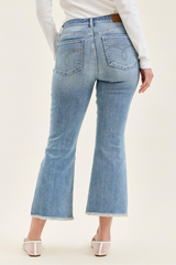 Felicity's Kick Flare with Frayed Hem Jeans
