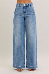 Dexter High Waist Wide Leg Trouser Jeans
