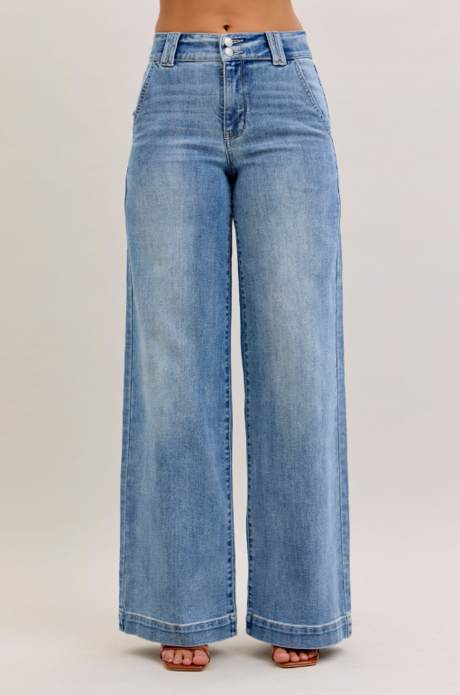 Dexter High Waist Wide Leg Trouser Jeans