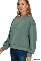 Scuba Half Zip Long Sleeve Pullover
