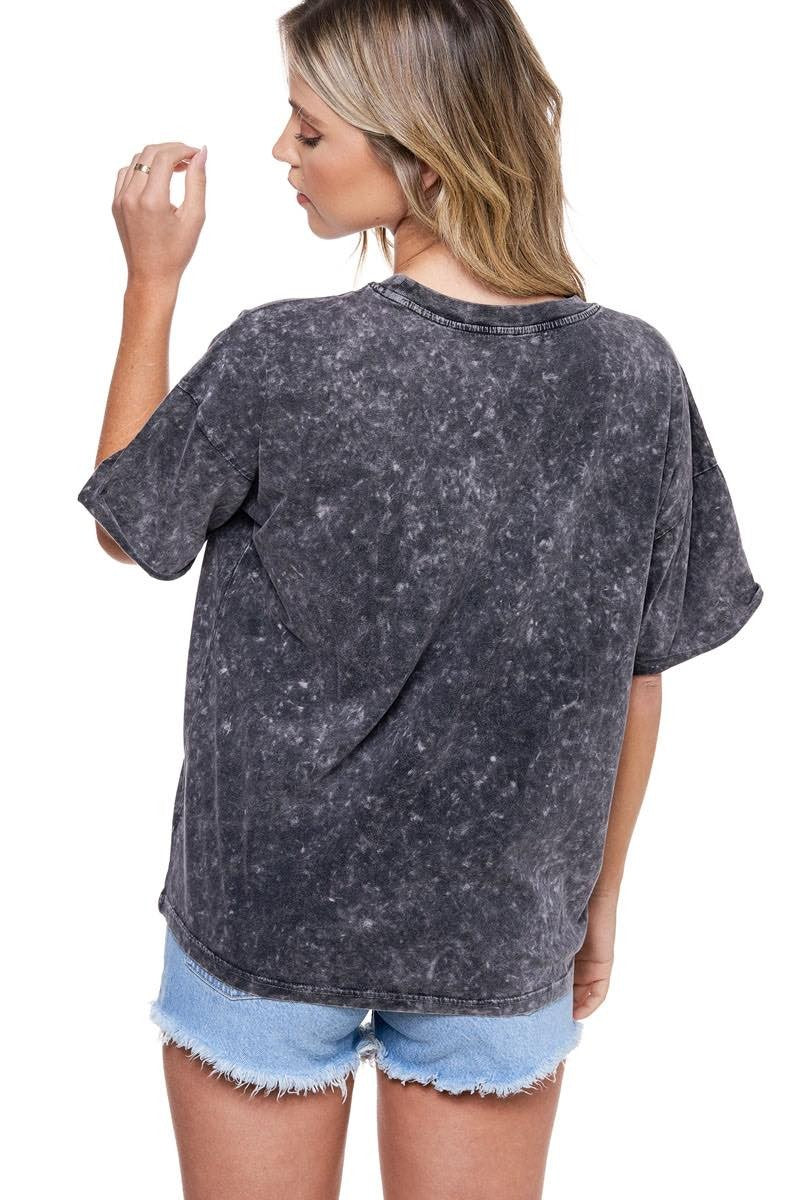 Black Ciao Bella Lemon Graphic Tee