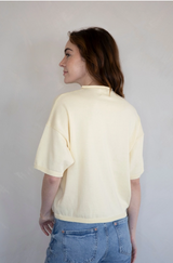 Yellow Short Sleeved Cardigan