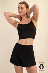 Black Butter Skort