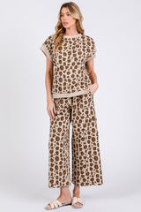 Leopard Short Sleeve Set