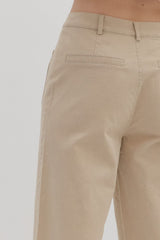 Stone Front Pocket Pants