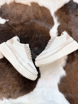 Pearl's Tan and Ivory Sneakers