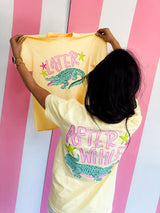 Later Alligator Yellow Graphic Tee