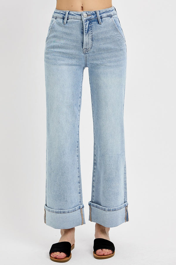 Blaire's TC High Rise Ankle Wide Cuff Jeans