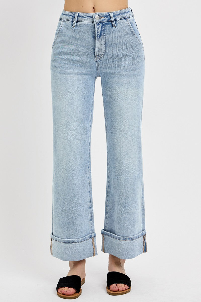 Blaire's TC High Rise Ankle Wide Cuff Jeans