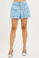 Josie's Shirred Detailed Shorts