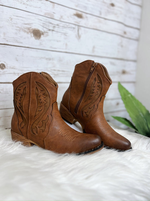 Kaylee's Western Leather Booties