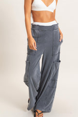 Cargo Wide Leg Lounge Pant