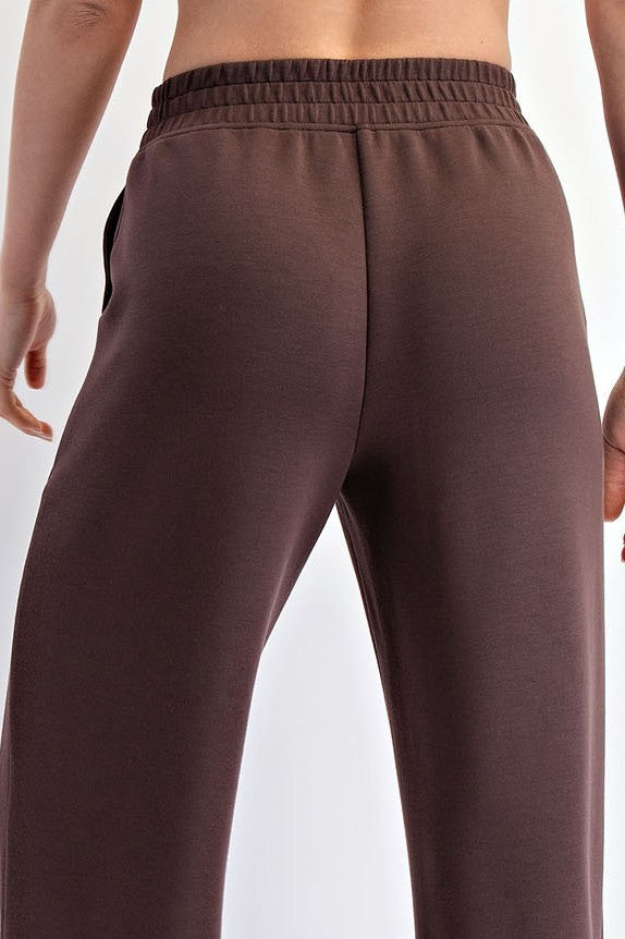 Modal Cropped Wide Leg Pants