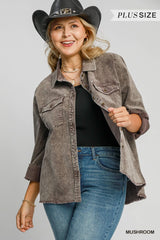 Corduroy Front Pocket Shacket