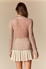 Leopard Lace Sheer Top