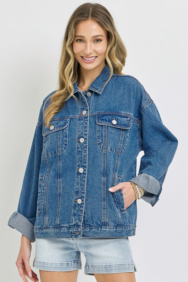 Dark Wash Denim Jacket