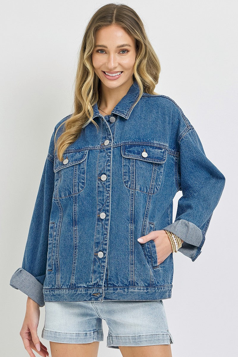 Dark Wash Denim Jacket