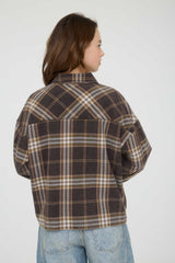 Plaid Button Down Long Sleeve Shirt