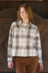Plaid Button Down Long Sleeve Shirt