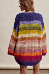 Hand Crochet Open Cardigan