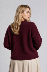 Curvy Button Down Lightweight Knit Cardigan