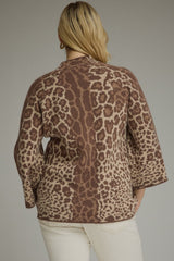 Curvy Animal Print Sweater