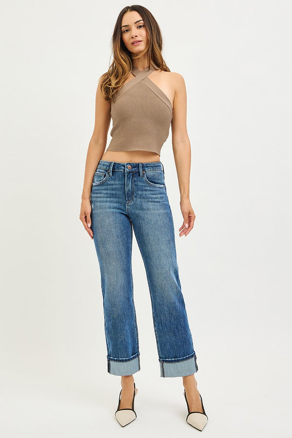 Roscoe's Slouchy Cuffed Hem Jeans
