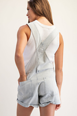 Denim striped Overalls